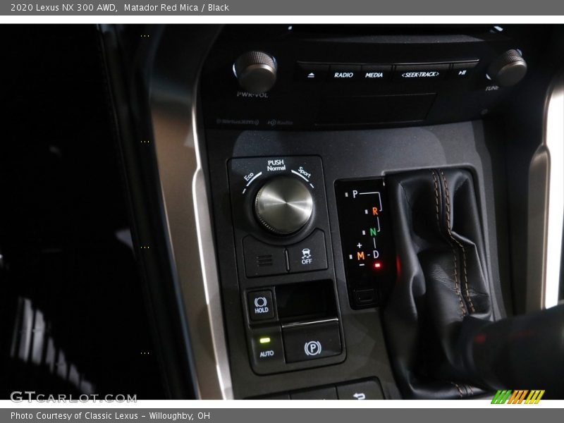 Controls of 2020 NX 300 AWD