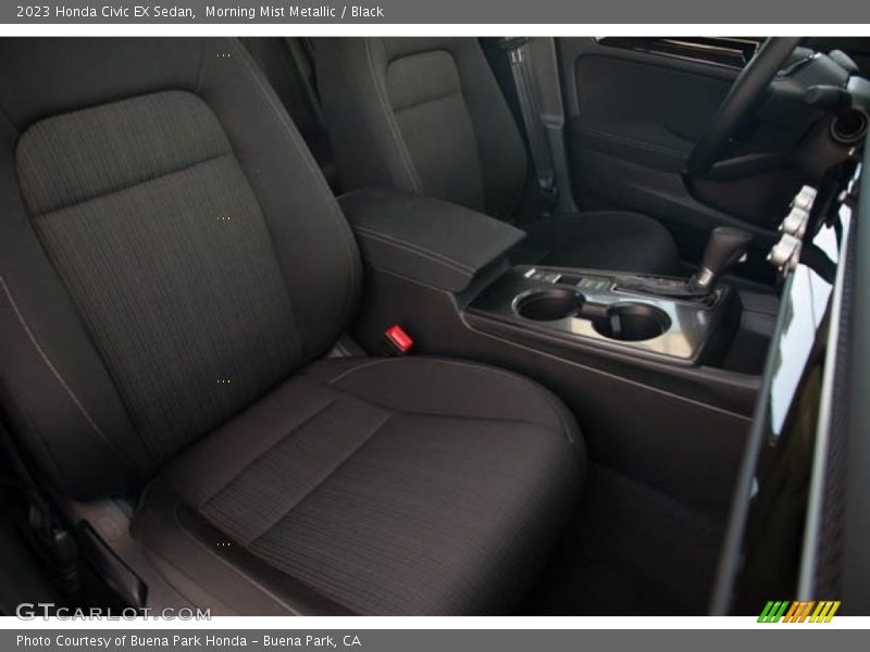 Morning Mist Metallic / Black 2023 Honda Civic EX Sedan