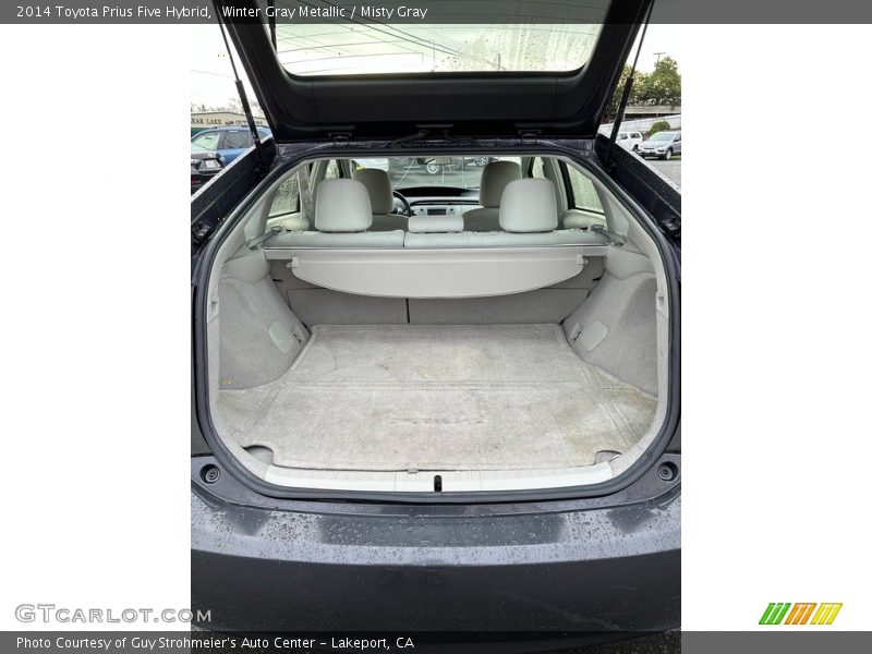 Winter Gray Metallic / Misty Gray 2014 Toyota Prius Five Hybrid