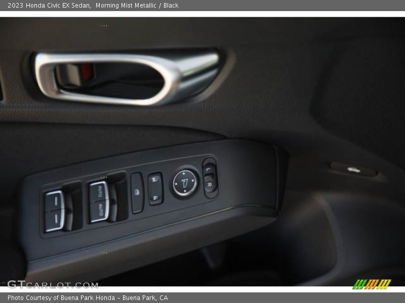 Morning Mist Metallic / Black 2023 Honda Civic EX Sedan