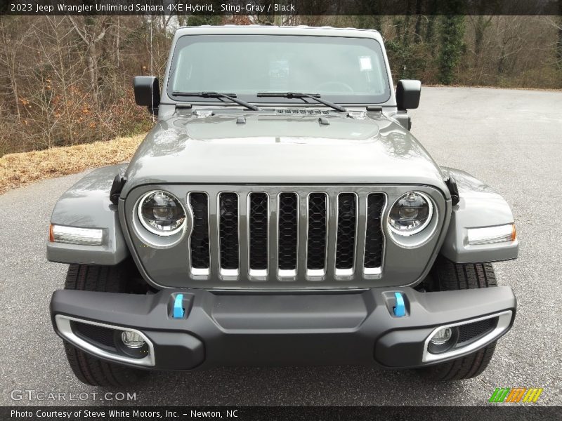 Sting-Gray / Black 2023 Jeep Wrangler Unlimited Sahara 4XE Hybrid