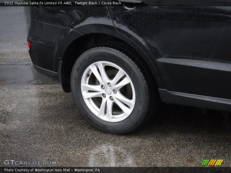 Twilight Black / Cocoa Black 2012 Hyundai Santa Fe Limited V6 AWD