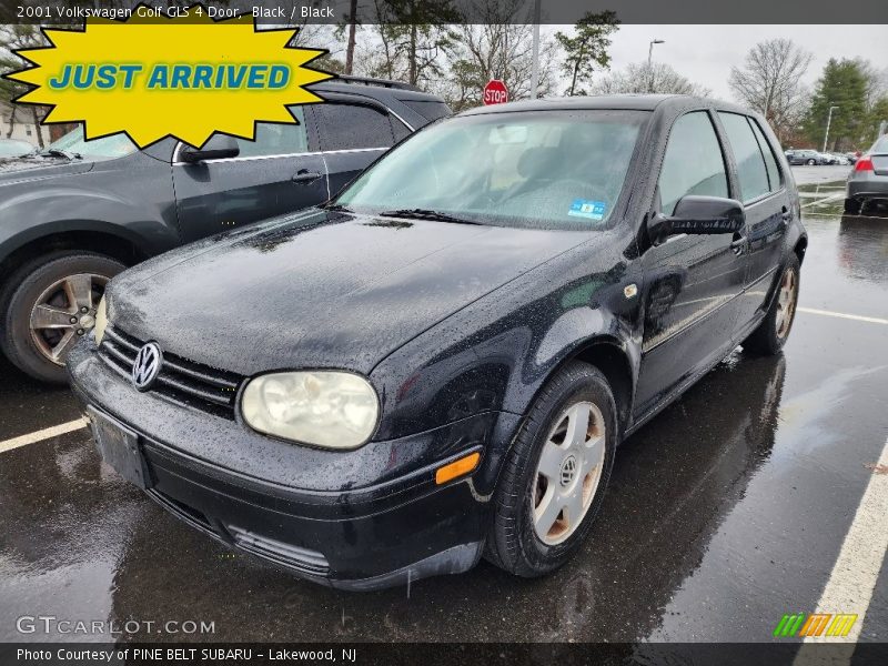 Black / Black 2001 Volkswagen Golf GLS 4 Door