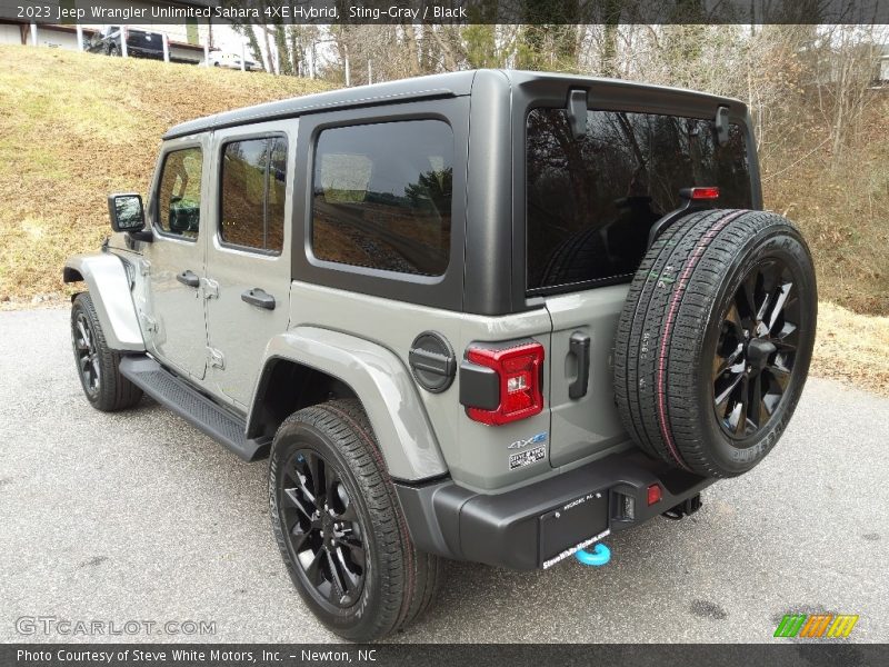 Sting-Gray / Black 2023 Jeep Wrangler Unlimited Sahara 4XE Hybrid