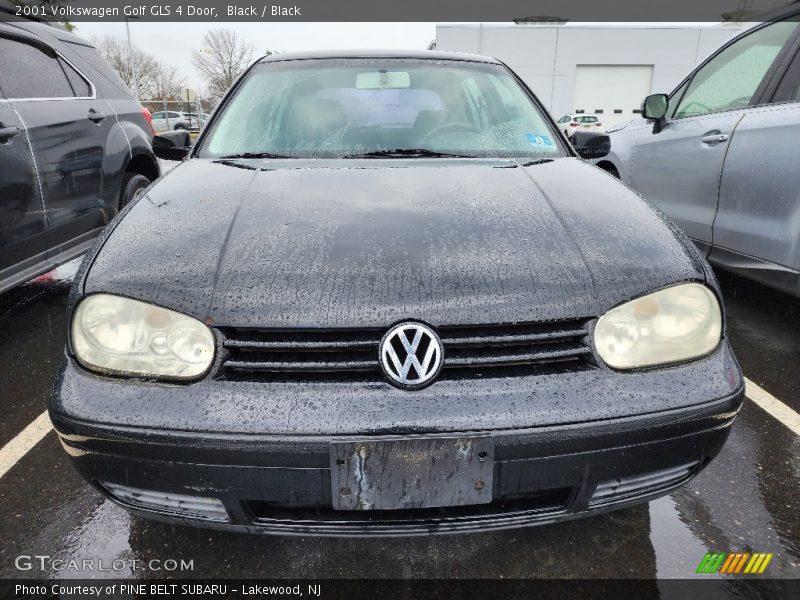 Black / Black 2001 Volkswagen Golf GLS 4 Door
