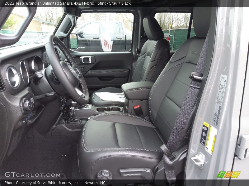 Sting-Gray / Black 2023 Jeep Wrangler Unlimited Sahara 4XE Hybrid