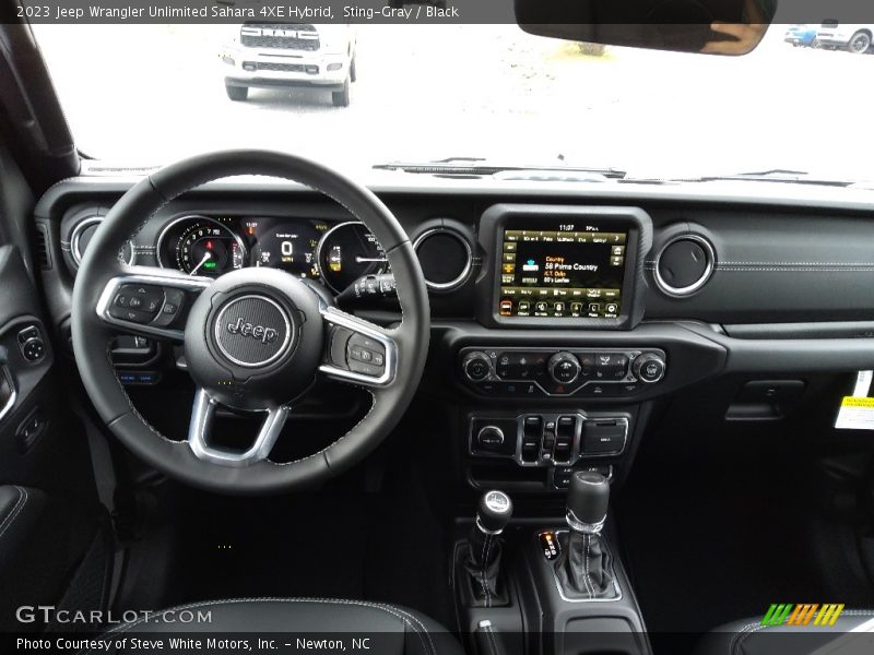 Sting-Gray / Black 2023 Jeep Wrangler Unlimited Sahara 4XE Hybrid