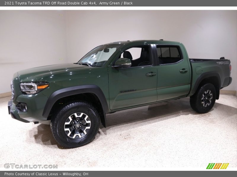 Army Green / Black 2021 Toyota Tacoma TRD Off Road Double Cab 4x4