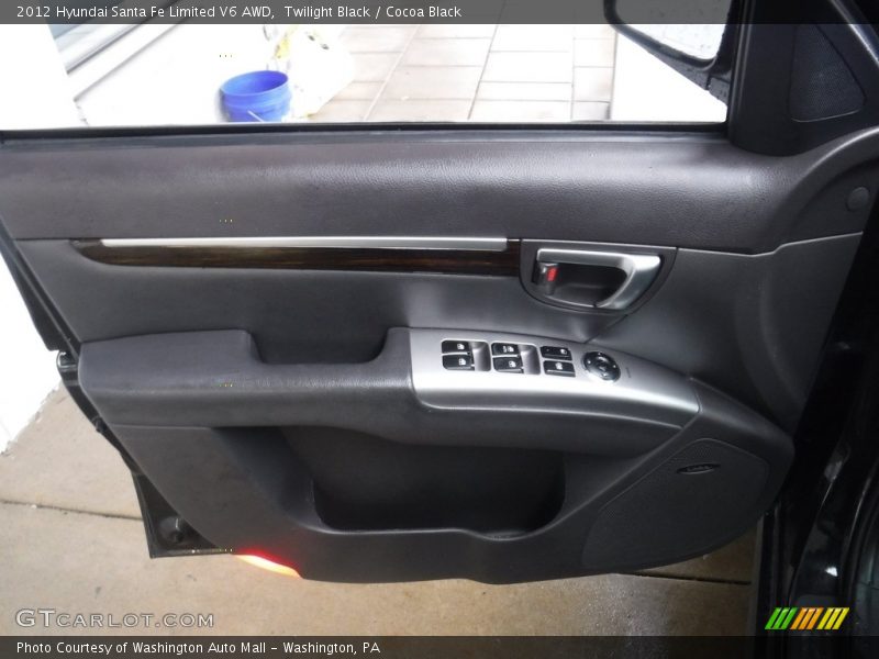 Twilight Black / Cocoa Black 2012 Hyundai Santa Fe Limited V6 AWD