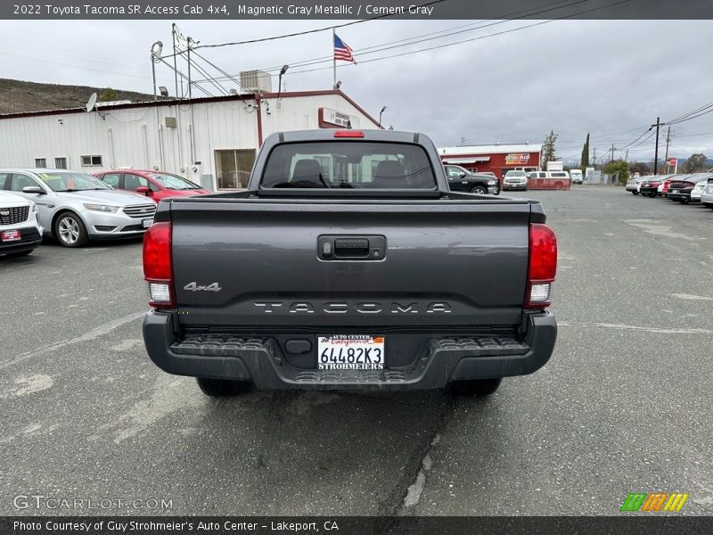 Magnetic Gray Metallic / Cement Gray 2022 Toyota Tacoma SR Access Cab 4x4