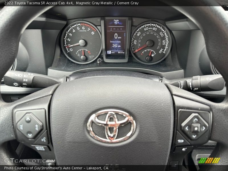 Magnetic Gray Metallic / Cement Gray 2022 Toyota Tacoma SR Access Cab 4x4