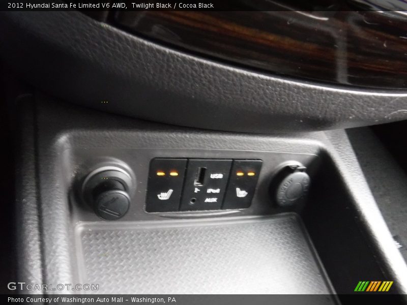 Twilight Black / Cocoa Black 2012 Hyundai Santa Fe Limited V6 AWD