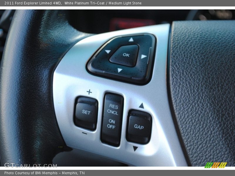 White Platinum Tri-Coat / Medium Light Stone 2011 Ford Explorer Limited 4WD