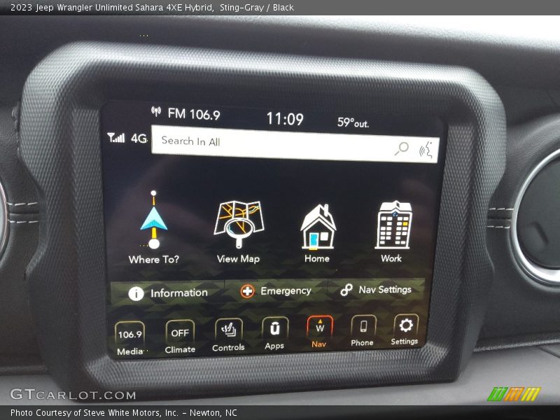 Sting-Gray / Black 2023 Jeep Wrangler Unlimited Sahara 4XE Hybrid