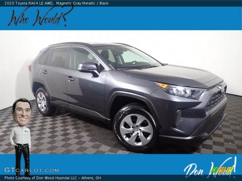 Magnetic Gray Metallic / Black 2020 Toyota RAV4 LE AWD