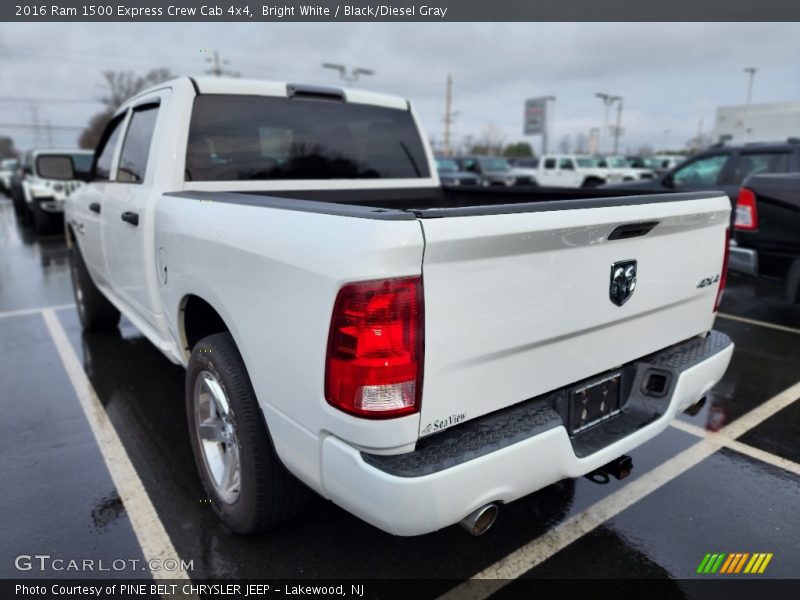 Bright White / Black/Diesel Gray 2016 Ram 1500 Express Crew Cab 4x4