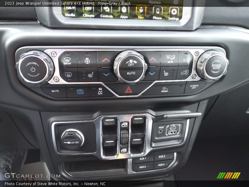 Sting-Gray / Black 2023 Jeep Wrangler Unlimited Sahara 4XE Hybrid