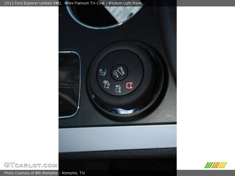 White Platinum Tri-Coat / Medium Light Stone 2011 Ford Explorer Limited 4WD
