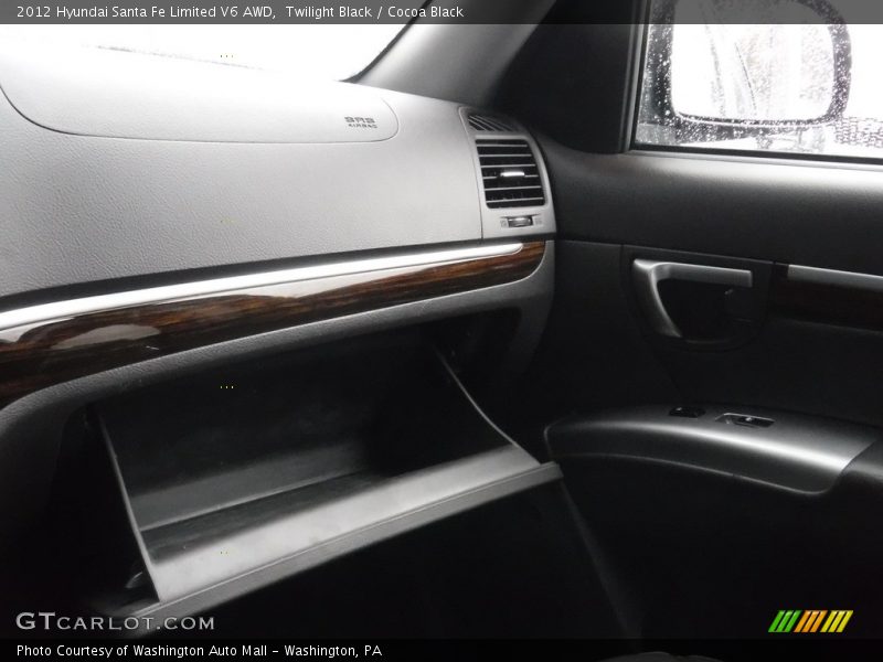 Twilight Black / Cocoa Black 2012 Hyundai Santa Fe Limited V6 AWD