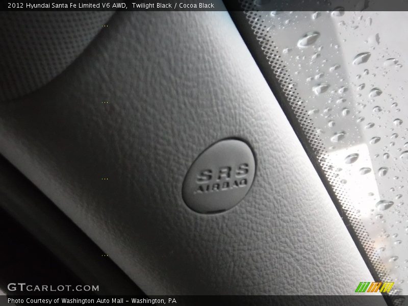 Twilight Black / Cocoa Black 2012 Hyundai Santa Fe Limited V6 AWD
