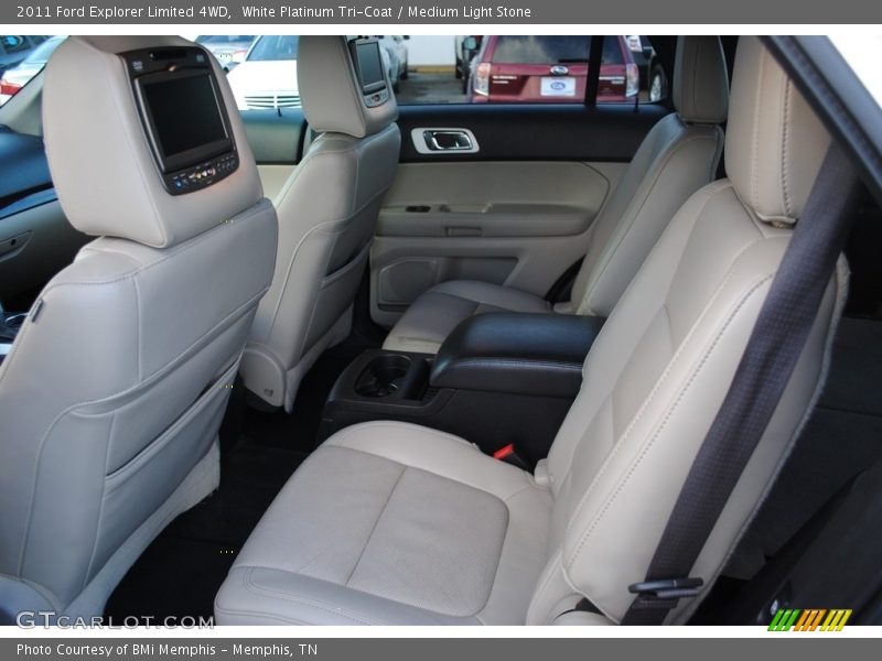 White Platinum Tri-Coat / Medium Light Stone 2011 Ford Explorer Limited 4WD
