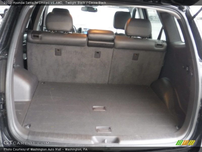 Twilight Black / Cocoa Black 2012 Hyundai Santa Fe Limited V6 AWD