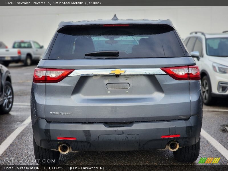 Satin Steel Metallic / Jet Black 2020 Chevrolet Traverse LS
