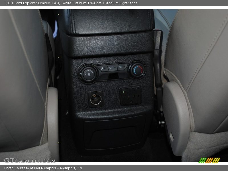 White Platinum Tri-Coat / Medium Light Stone 2011 Ford Explorer Limited 4WD