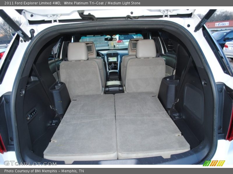 White Platinum Tri-Coat / Medium Light Stone 2011 Ford Explorer Limited 4WD