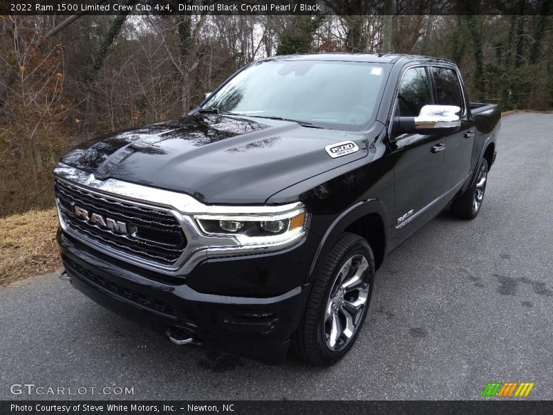 Diamond Black Crystal Pearl / Black 2022 Ram 1500 Limited Crew Cab 4x4