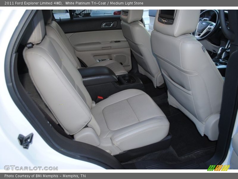 White Platinum Tri-Coat / Medium Light Stone 2011 Ford Explorer Limited 4WD