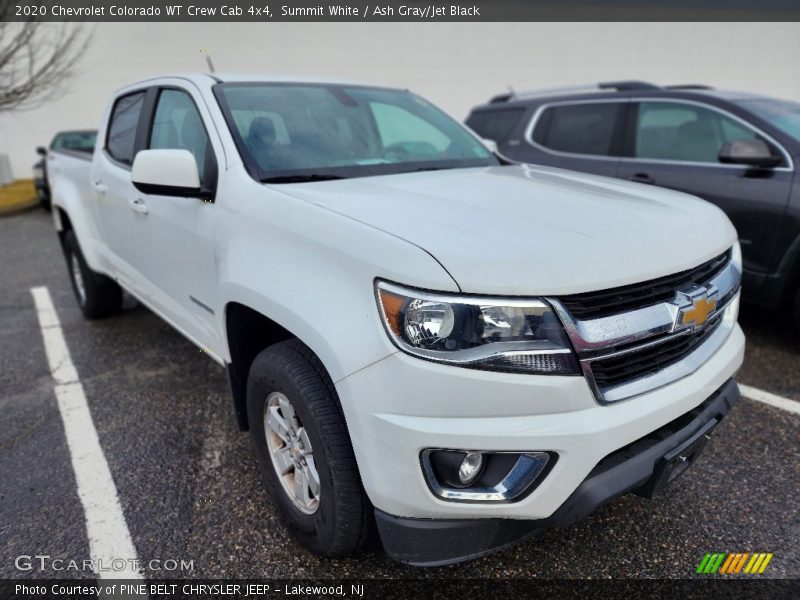 Summit White / Ash Gray/Jet Black 2020 Chevrolet Colorado WT Crew Cab 4x4