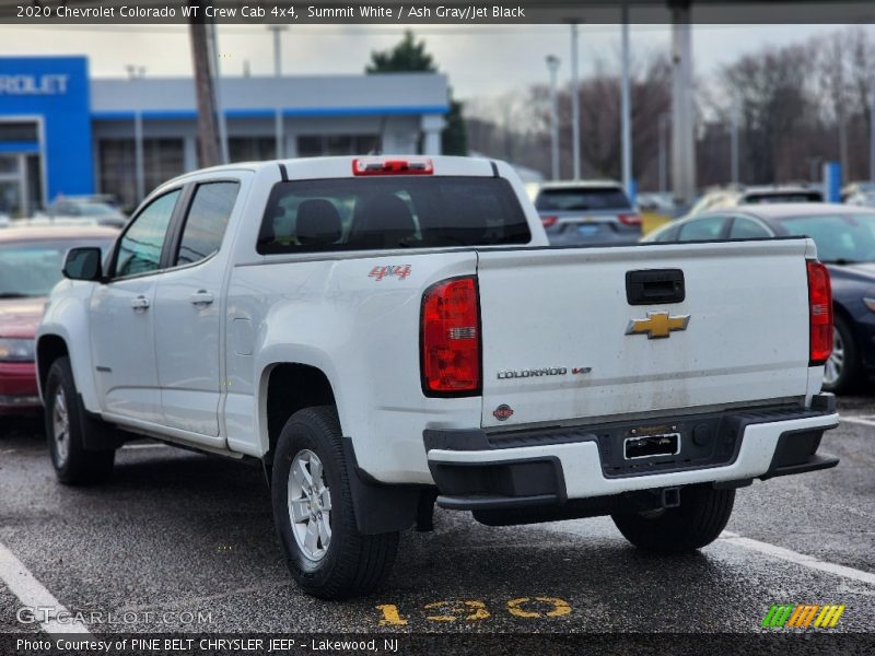 Summit White / Ash Gray/Jet Black 2020 Chevrolet Colorado WT Crew Cab 4x4