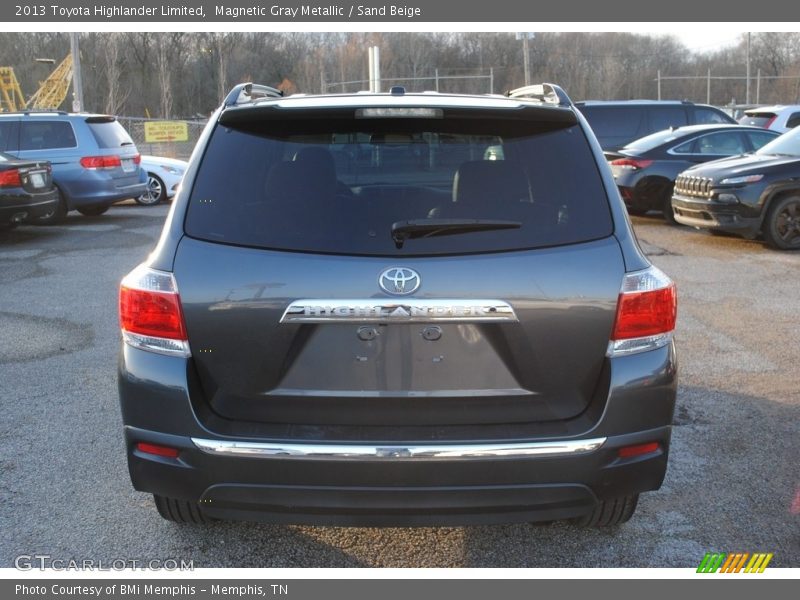 Magnetic Gray Metallic / Sand Beige 2013 Toyota Highlander Limited