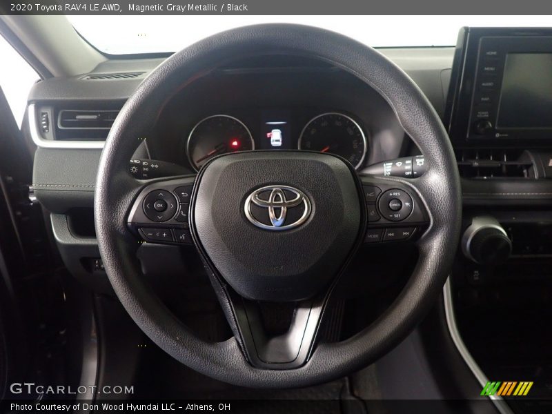 Magnetic Gray Metallic / Black 2020 Toyota RAV4 LE AWD