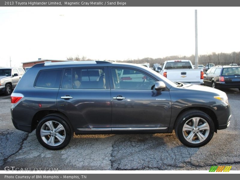 Magnetic Gray Metallic / Sand Beige 2013 Toyota Highlander Limited