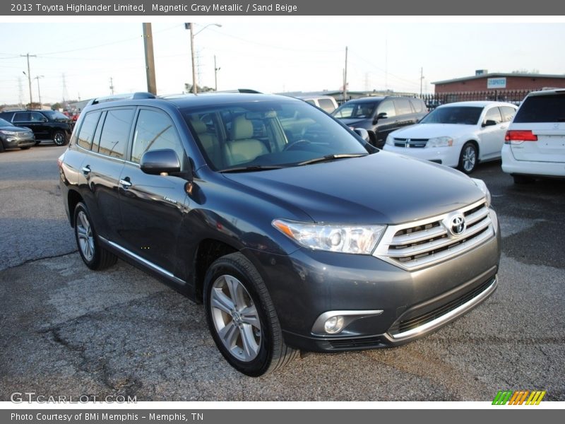 Magnetic Gray Metallic / Sand Beige 2013 Toyota Highlander Limited