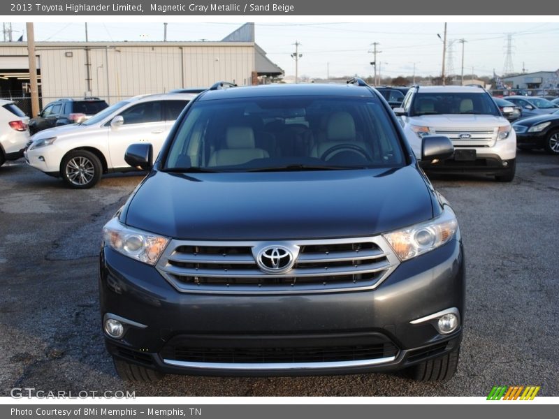 Magnetic Gray Metallic / Sand Beige 2013 Toyota Highlander Limited