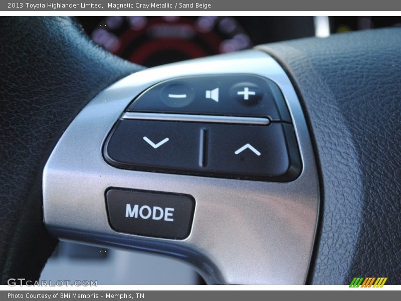 Magnetic Gray Metallic / Sand Beige 2013 Toyota Highlander Limited