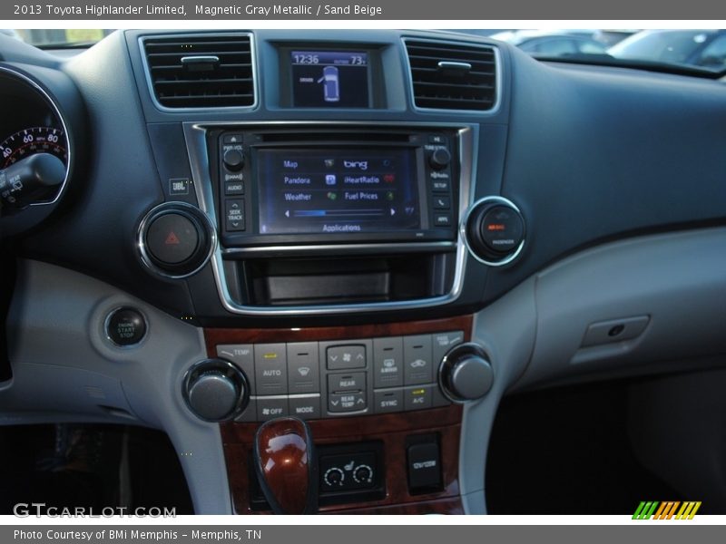 Magnetic Gray Metallic / Sand Beige 2013 Toyota Highlander Limited