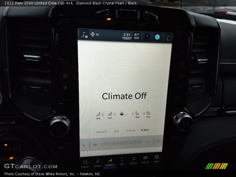 Controls of 2022 1500 Limited Crew Cab 4x4