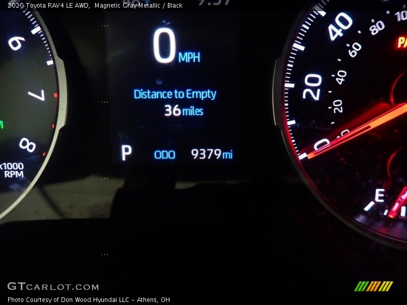 Magnetic Gray Metallic / Black 2020 Toyota RAV4 LE AWD