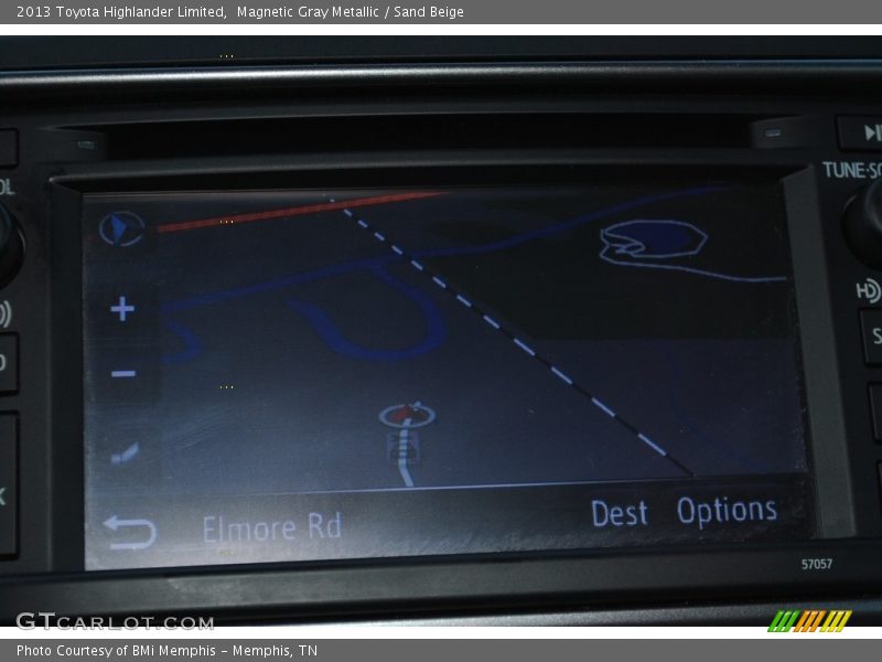 Magnetic Gray Metallic / Sand Beige 2013 Toyota Highlander Limited