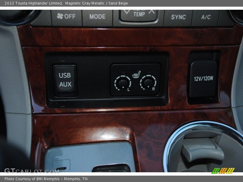 Magnetic Gray Metallic / Sand Beige 2013 Toyota Highlander Limited