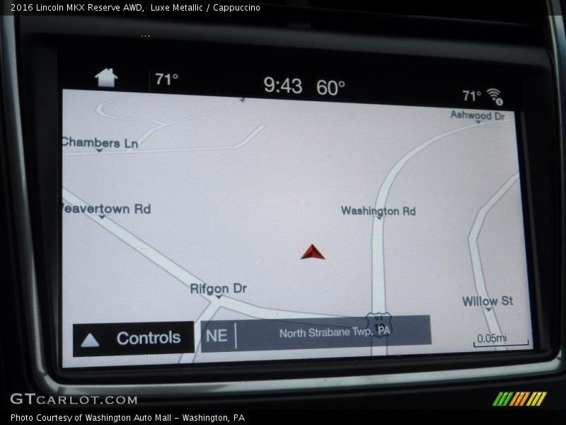 Navigation of 2016 MKX Reserve AWD