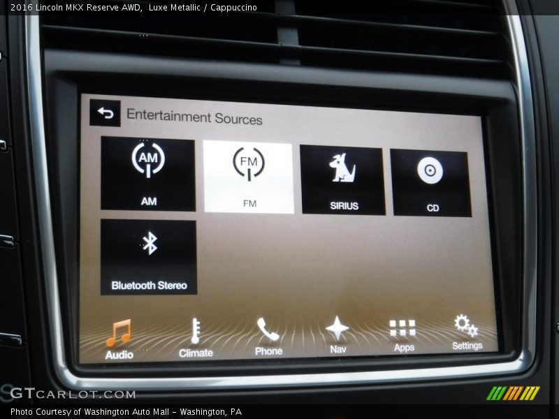 Luxe Metallic / Cappuccino 2016 Lincoln MKX Reserve AWD