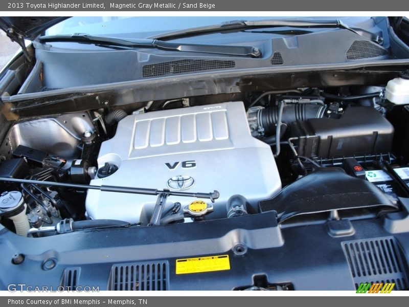 Magnetic Gray Metallic / Sand Beige 2013 Toyota Highlander Limited