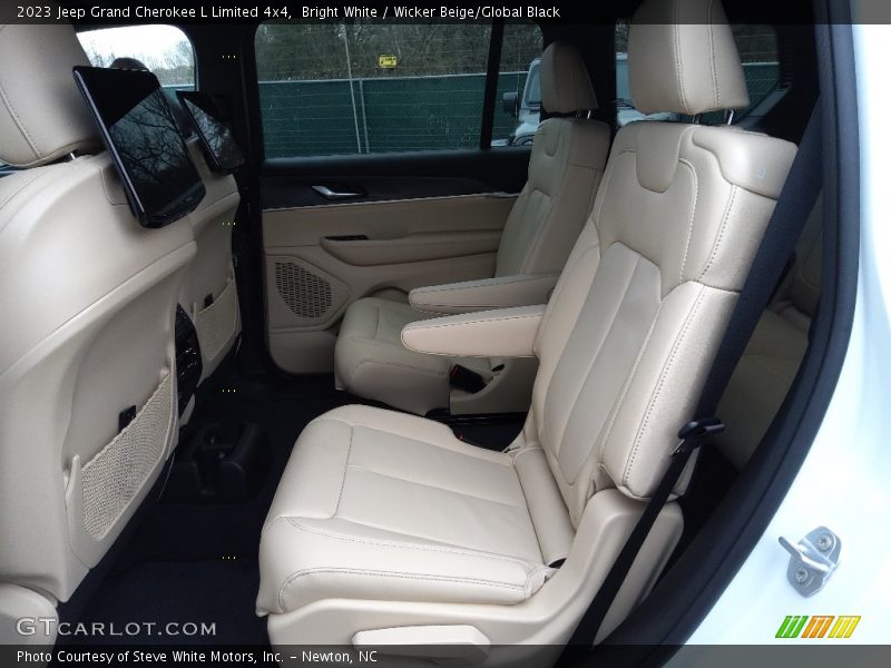Bright White / Wicker Beige/Global Black 2023 Jeep Grand Cherokee L Limited 4x4
