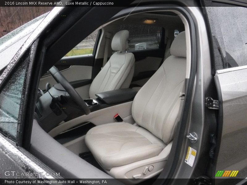 Front Seat of 2016 MKX Reserve AWD