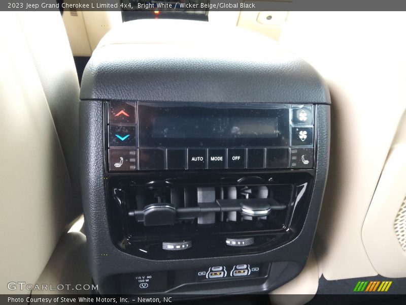 Bright White / Wicker Beige/Global Black 2023 Jeep Grand Cherokee L Limited 4x4